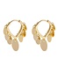 Riya - coin hoop earrings