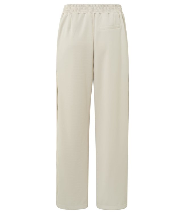 Jersey wide leg trousers - knopen