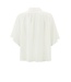 Woven oversized pleated blouse