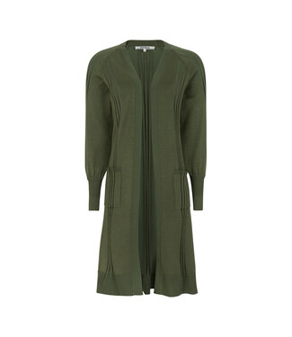 Morgan long cardigan knit - Kaki