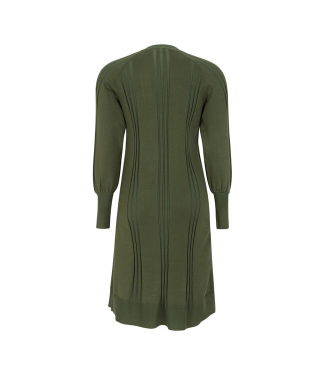 Morgan long cardigan knit - Kaki