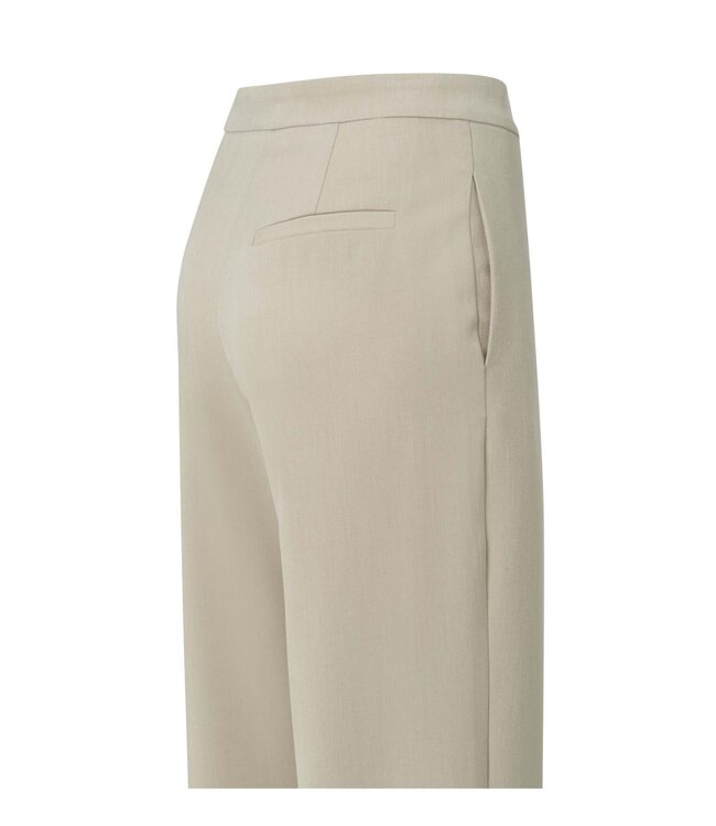 Soft high waist pants - Beige