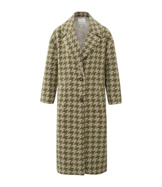 YAYA Houndstooth coat