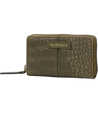Burkely Cool Colbie - Medium zip wallet - Kaki