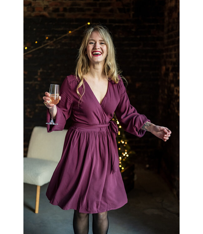 Tuula dress - Bordeaux