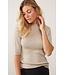 Close-fit sweater (half sleeves)