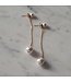 Timi - Estelle pearl chain earrings