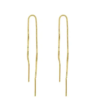 Timi Of Sweden Thea - chain earrings - goud