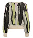 Ibina pullover - Zwart/pastel