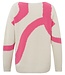 Pink detail sweater