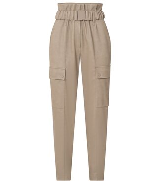 YAYA Leather cargo trousers