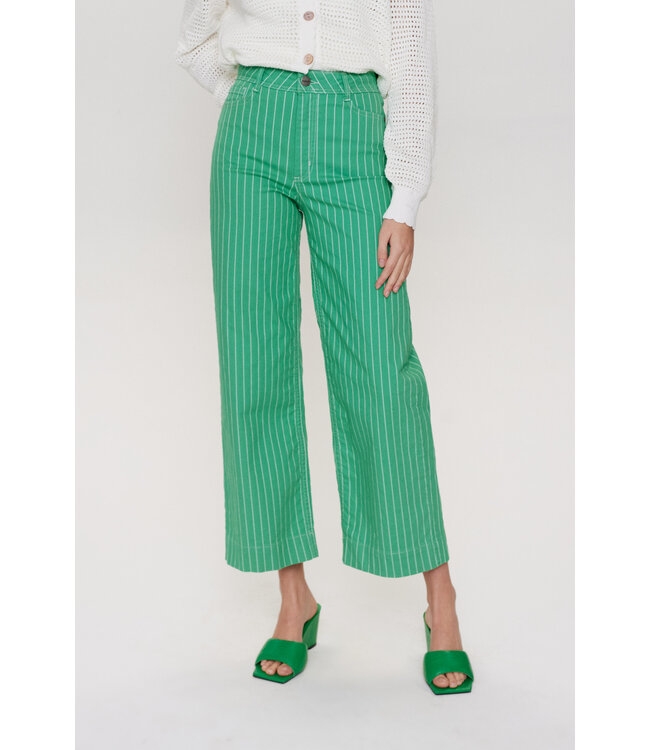 Paris cropped jeans - groen