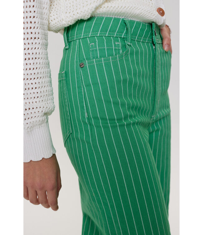 Paris cropped jeans - groen