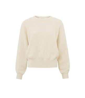 YAYA Textured sweater with crewneck