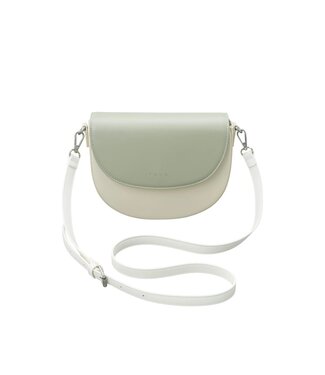 YAYA Crossbody with colorblock - groen