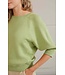 Sweater with raglan sleeves