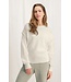 Sweater with round neck and rib detail