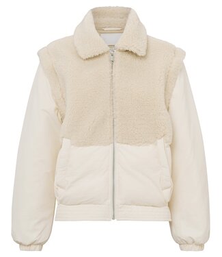 YAYA Nylon bomber teddy