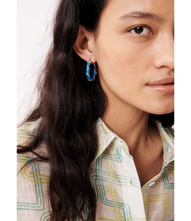 Citlali oorbellen - Bleu