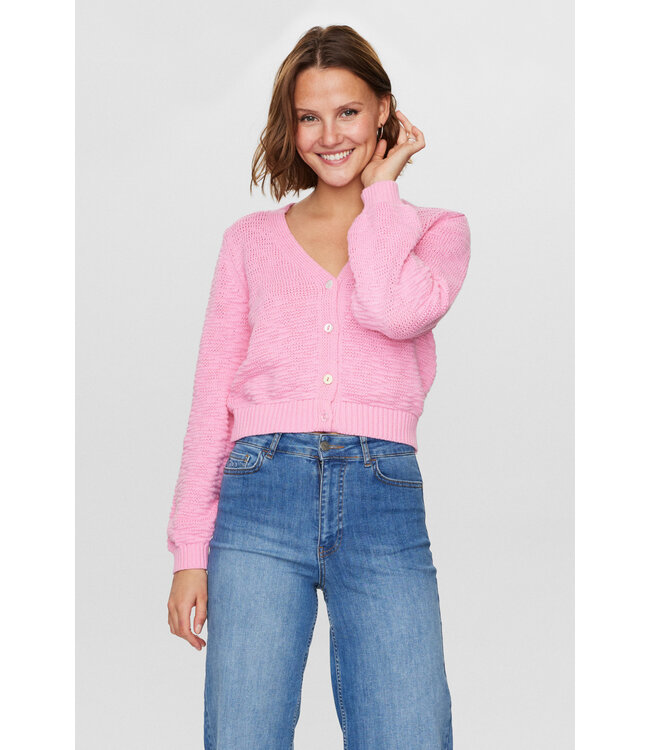 Mirna cropped cardigan - Pink