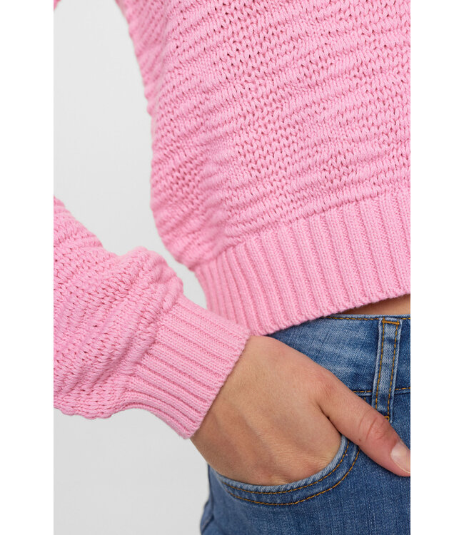 Mirna cropped cardigan - Pink