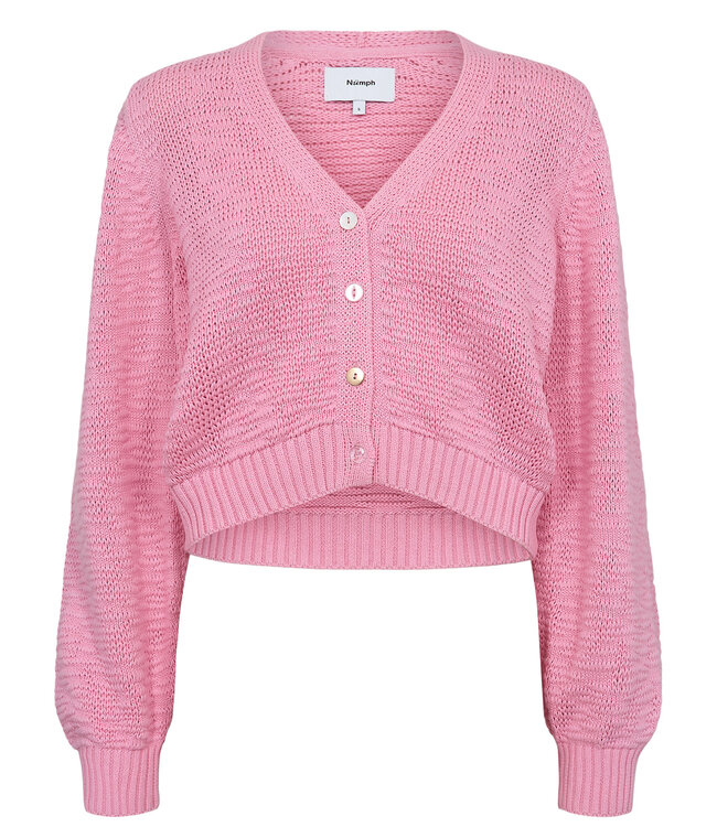 Mirna cropped cardigan - Pink