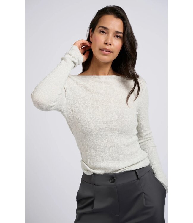 Structured knitted top