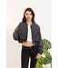 Cotton bomber jacket - Zwart