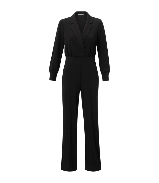 Jersey wide leg jumpsuit