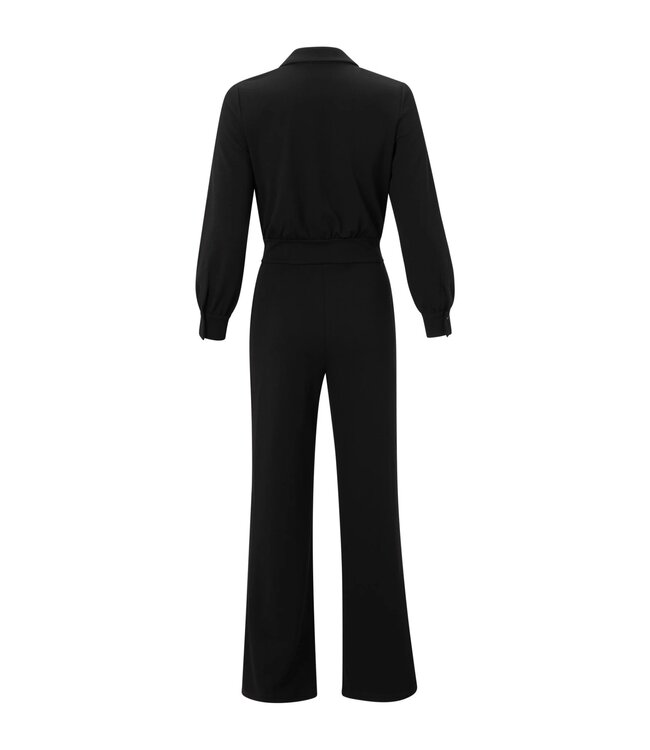 Jersey wide leg jumpsuit