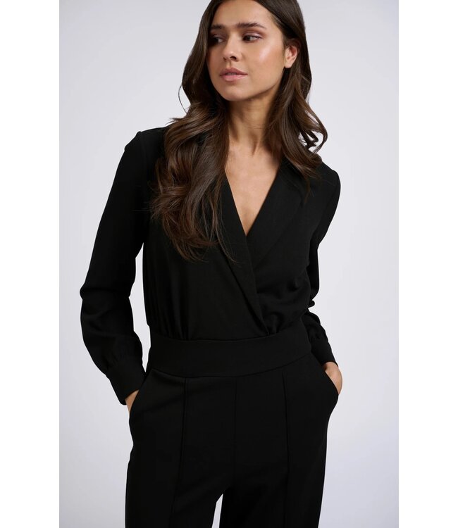 Jersey wide leg jumpsuit