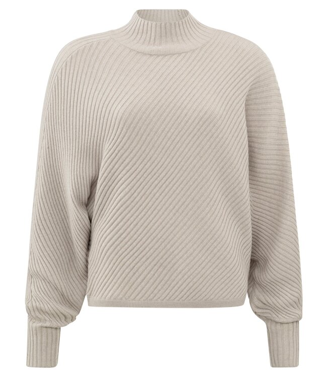 Batwing rib sweater