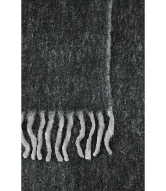 Melange scarf - Antraciet