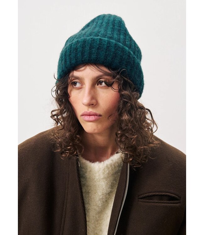 Peggie bonnet - donkergroen