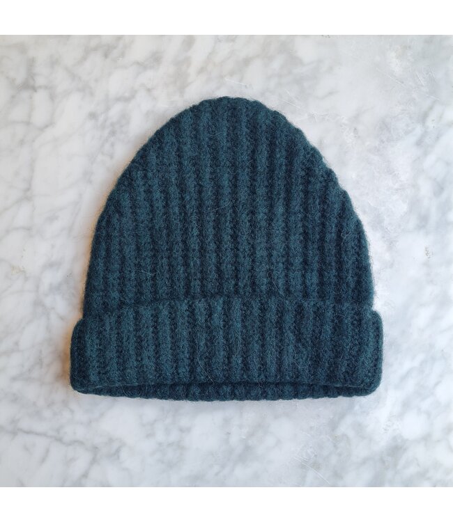 Peggie bonnet - donkergroen