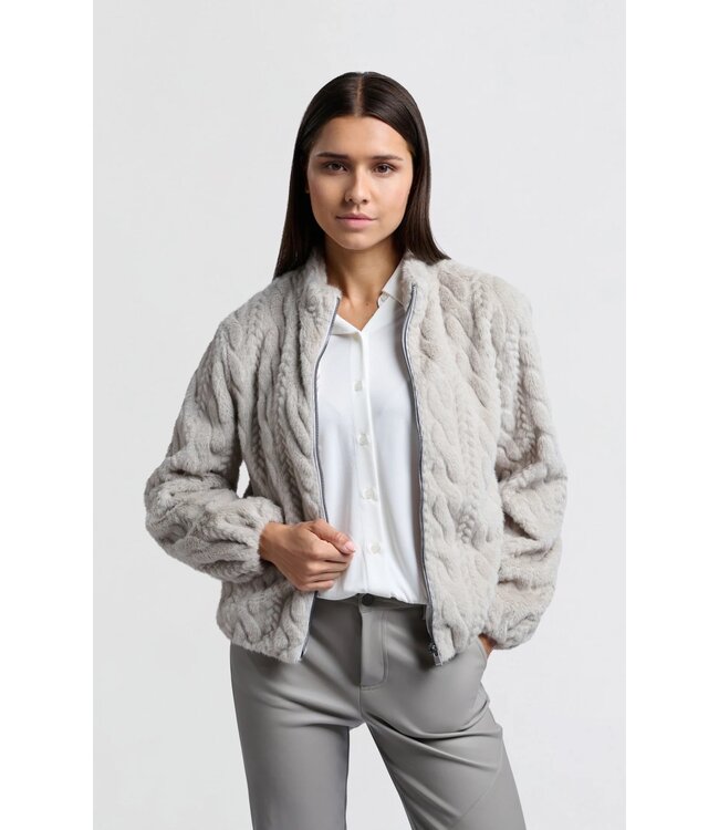 Short faux fur jacket