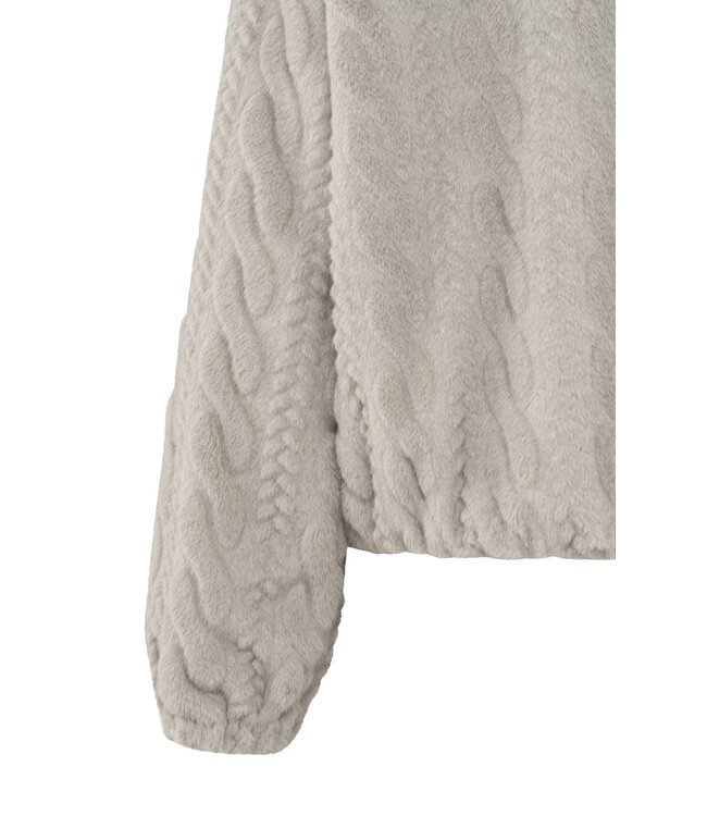 Short faux fur jacket