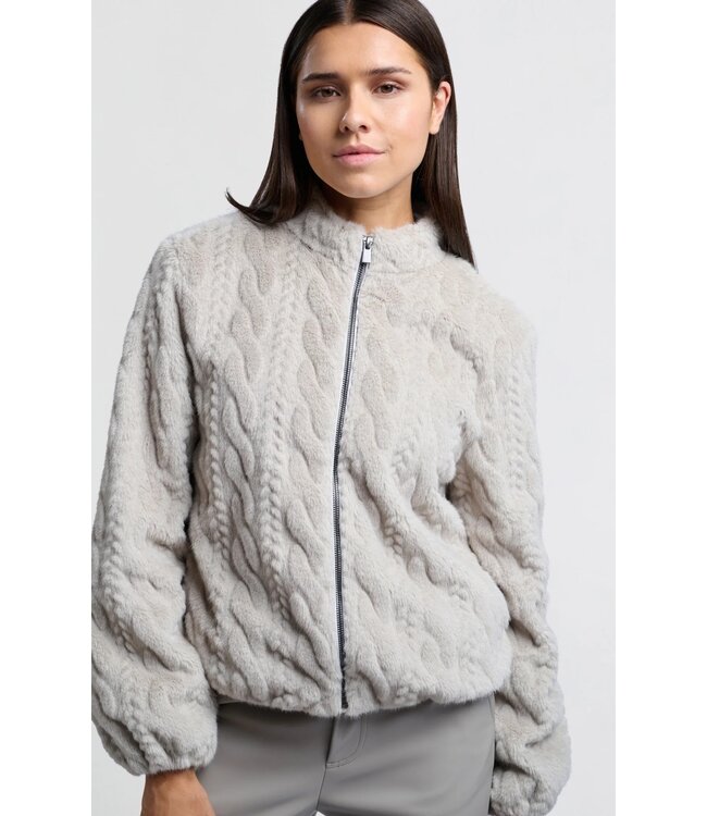 Short faux fur jacket