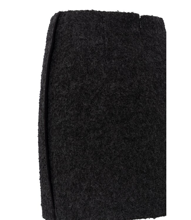 Wool mix mini skirt