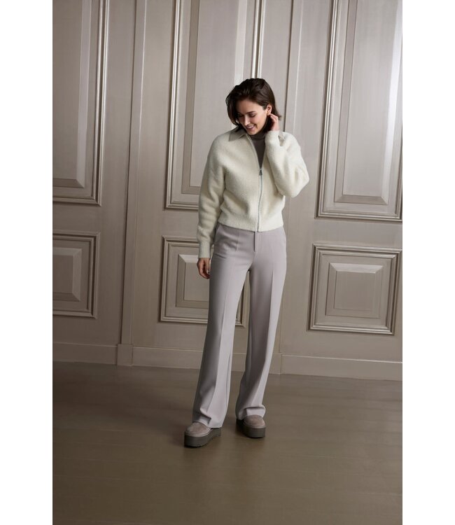 Woven wide leg trousers - Zand