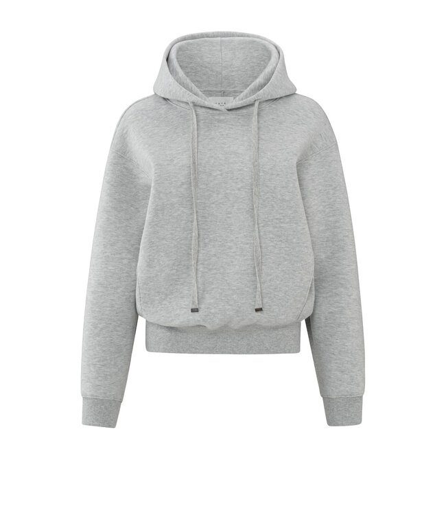 Hoodie with zipper detail