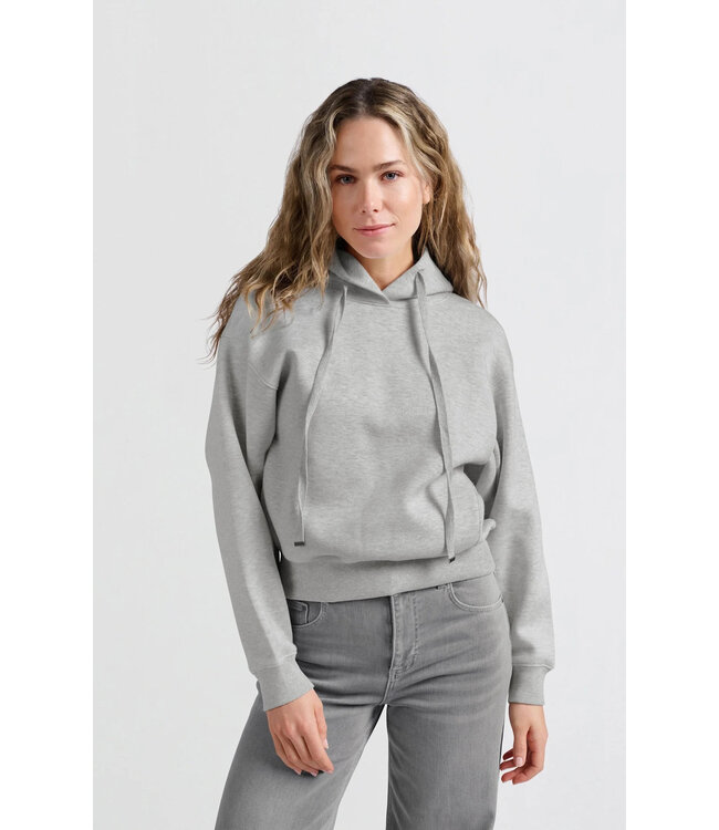 Hoodie with zipper detail