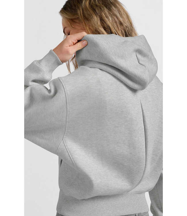 Hoodie with zipper detail