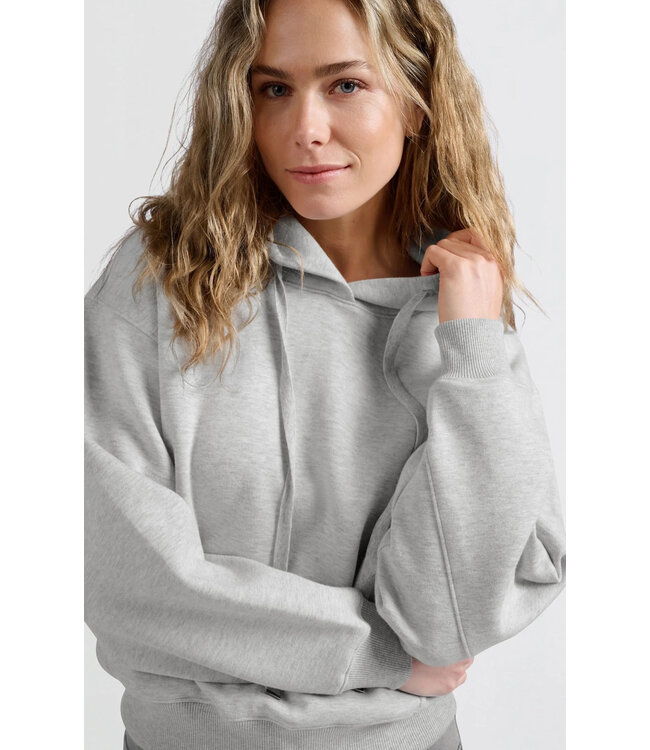 Hoodie with zipper detail