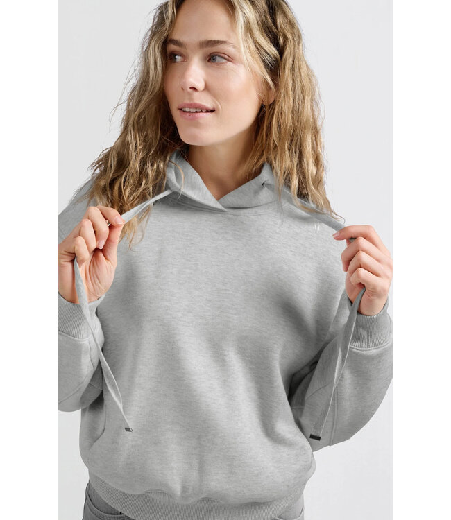 Hoodie with zipper detail