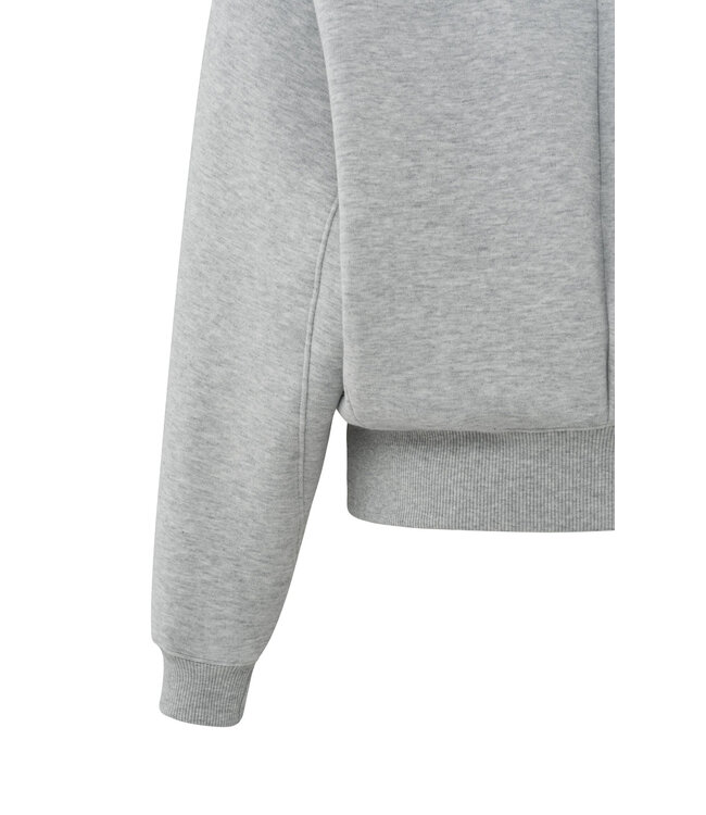 Hoodie with zipper detail