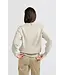 Deep round neck sweater with t