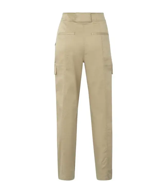 High waist cargo trousers