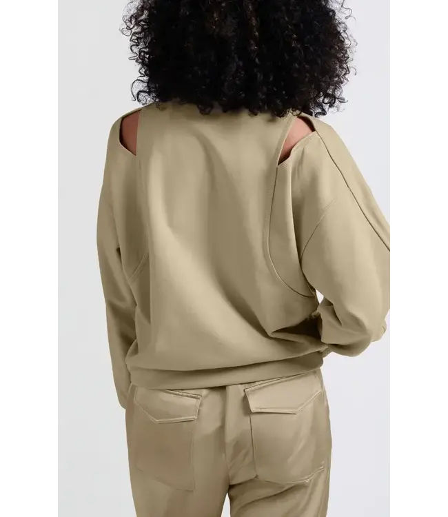 Constructed sweatshirt