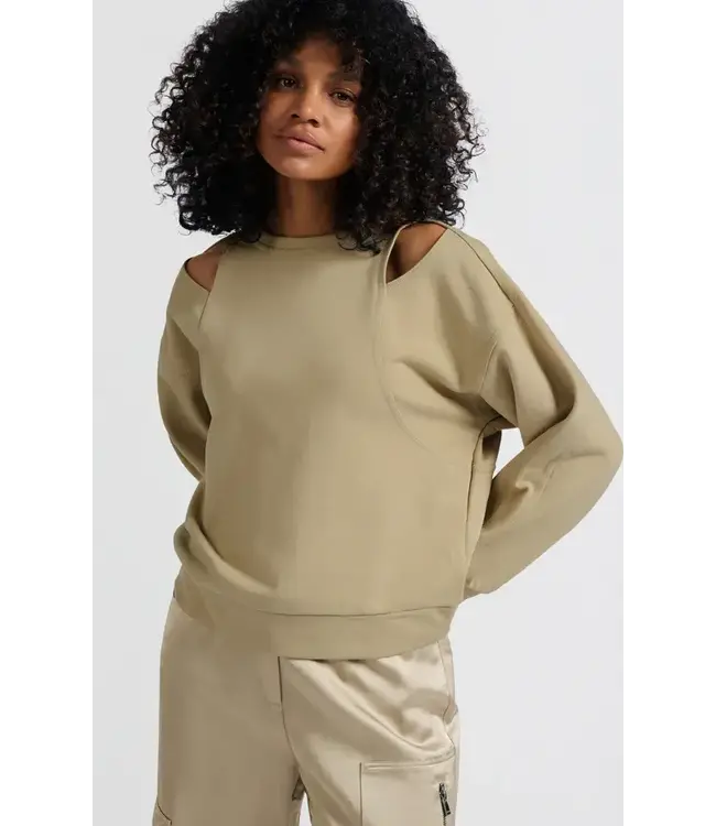 Constructed sweatshirt